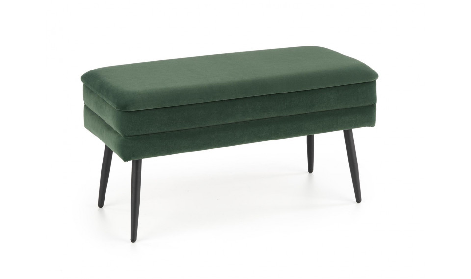 VELVA Пуфик, цвет зеленый/черный | Мягкая мебель | ZIPhome.ee изображение 1