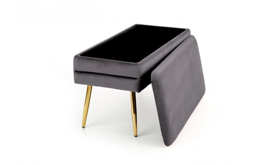 VELVA Пуфик, цвет серый/золотой | Мягкая мебель | ZIPhome.ee изображение 4