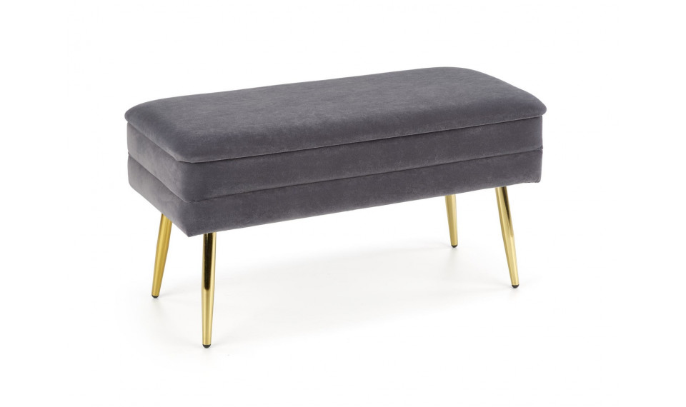 VELVA Пуфик, цвет серый/золотой | Мягкая мебель | ZIPhome.ee изображение 1