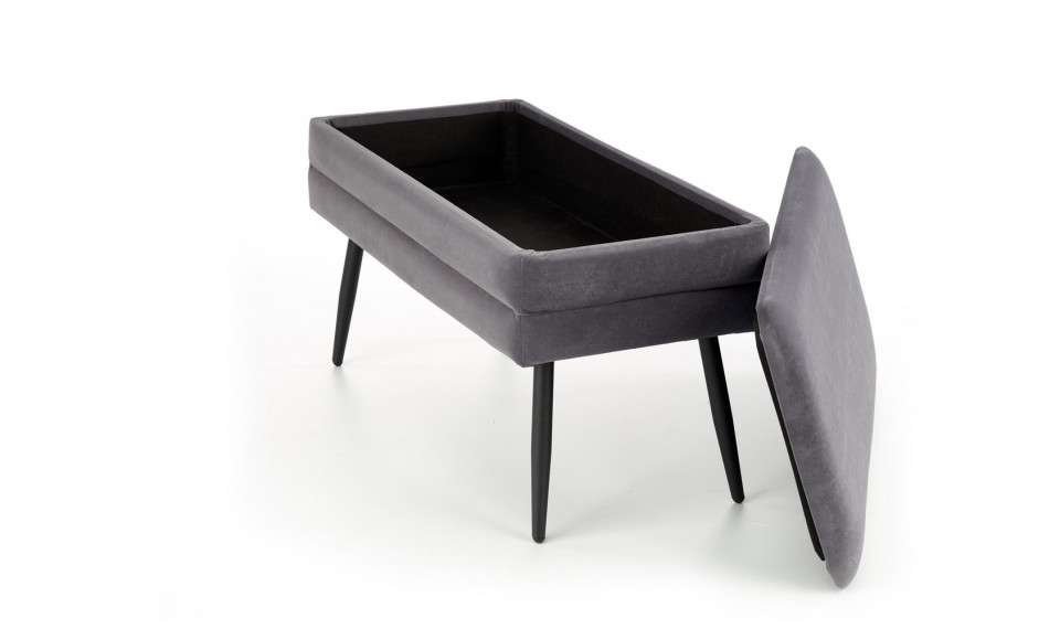 VELVA Пуфик, цвет серый/черный | Мягкая мебель | ZIPhome.ee изображение 3