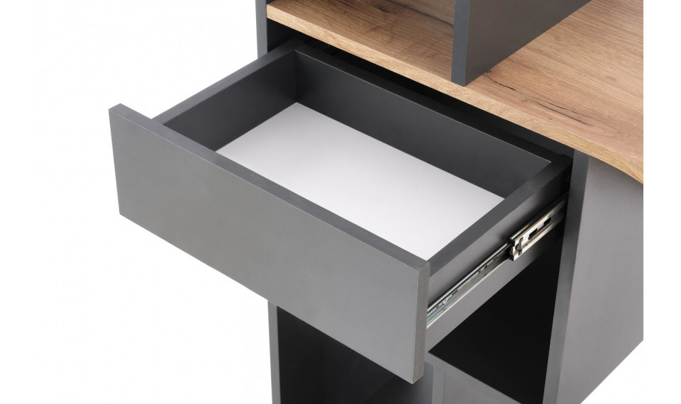 CONTI Письменный стол, дуб вотан/антрацит | Письменные столы | ZIPhome.ee изображение 5