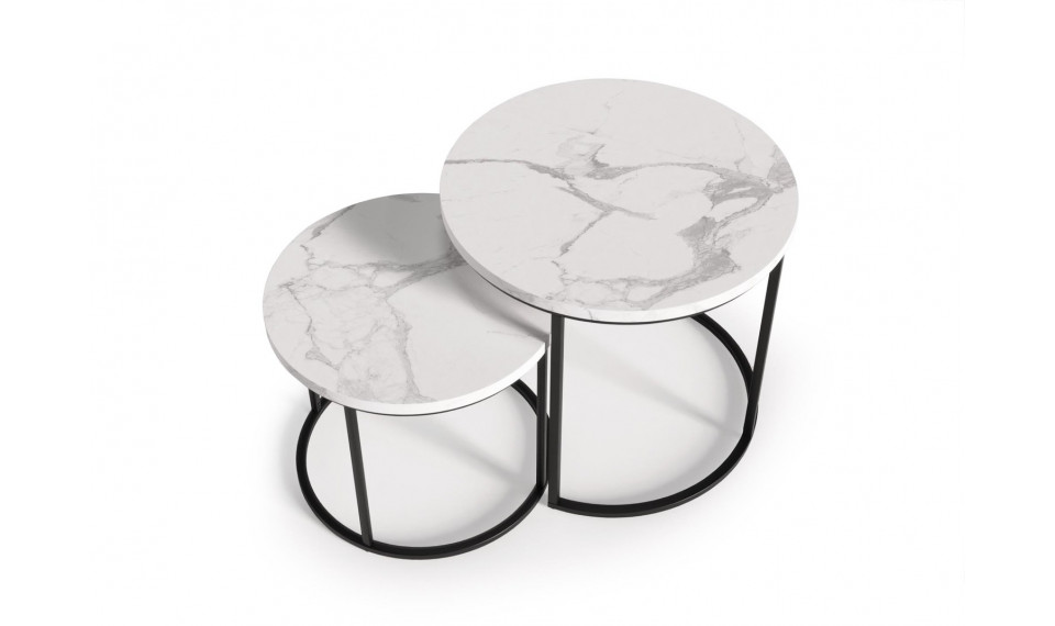OREO Coffee tables, set of 2 pcs, white | Сoffee tables | ZIPhome.ee image 4
