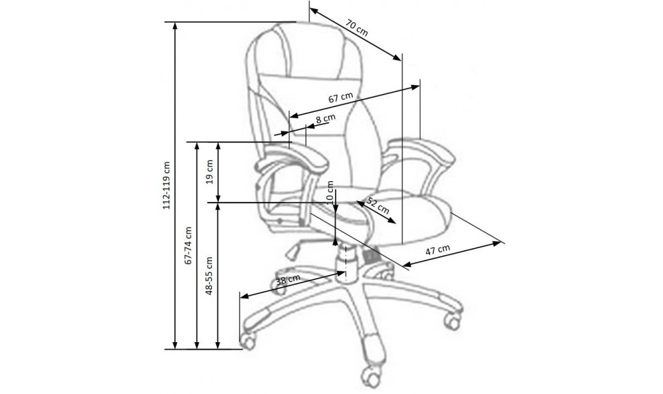 DESMOND офисный стул серый | Офисные кресла | ZIPhome.ee изображение 6