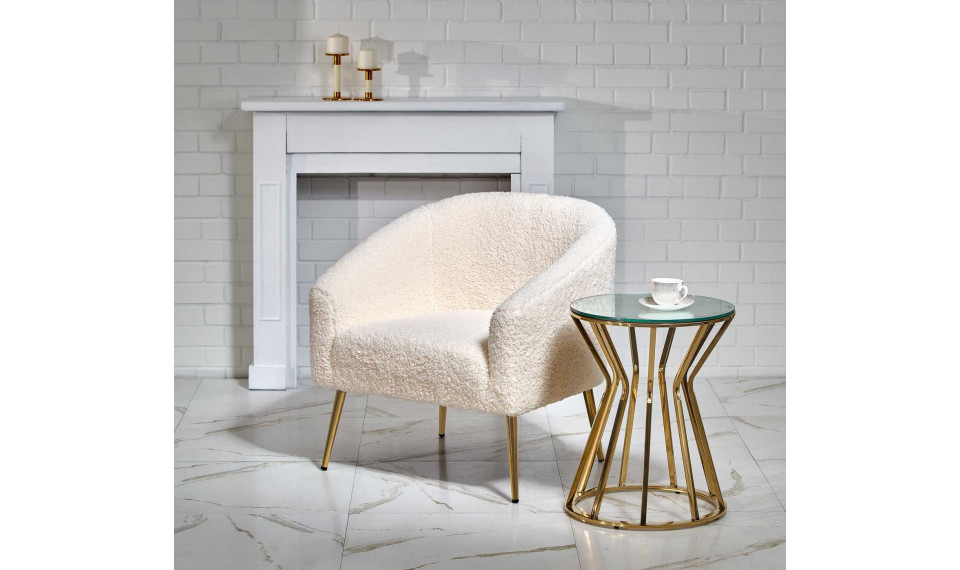 GRIFON Armchair, color creamy/gold | 100% Quality GRIFON Armchair, color creamy/gold | Armchairs | ZIPhome.ee image 2