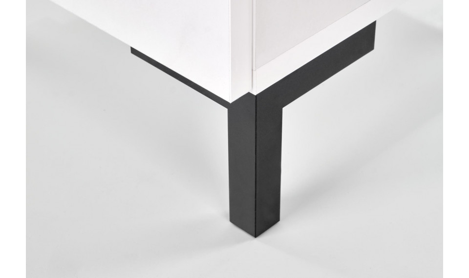 SILVIA Прикроватная тумба, цвет белый/черный | Прикроватные тумбочки | ZIPhome.ee изображение 4