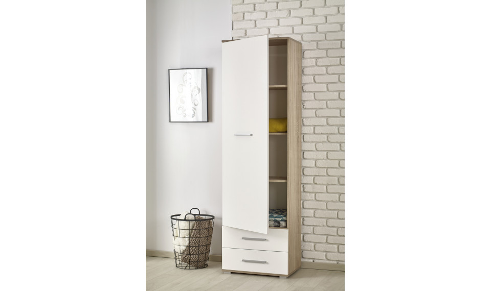 LIMA REG1 Книжный шкаф, сонома дуб / белый | Комоды | ZIPhome.ee изображение 2