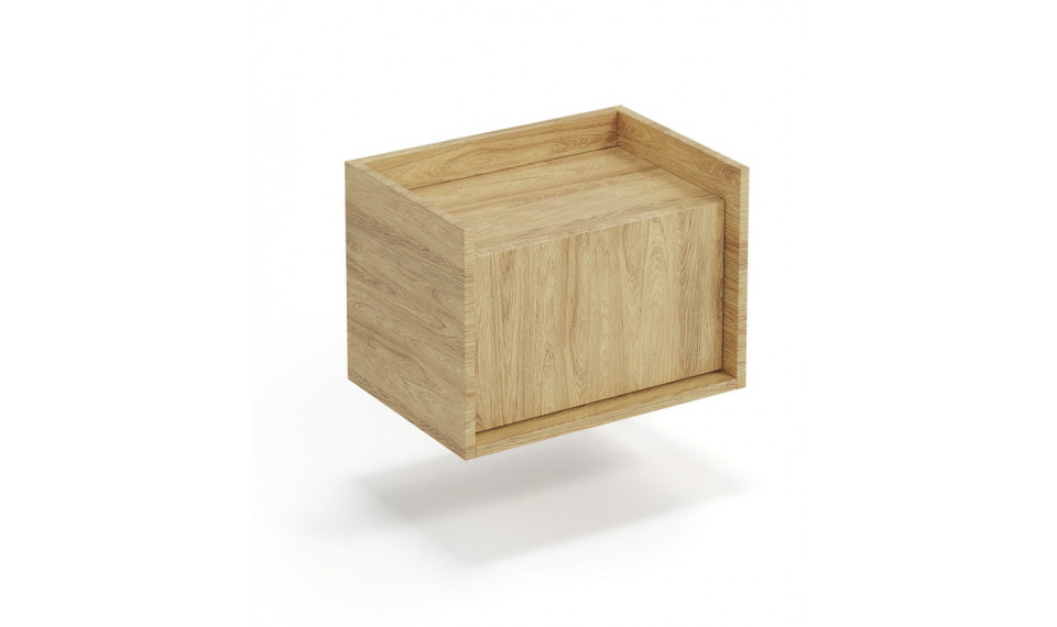 MOBIUS Прикроватная тумба низкая 1D, цвет натуральный гикори | Прикроватные тумбочки | ZIPhome.ee изображение 1