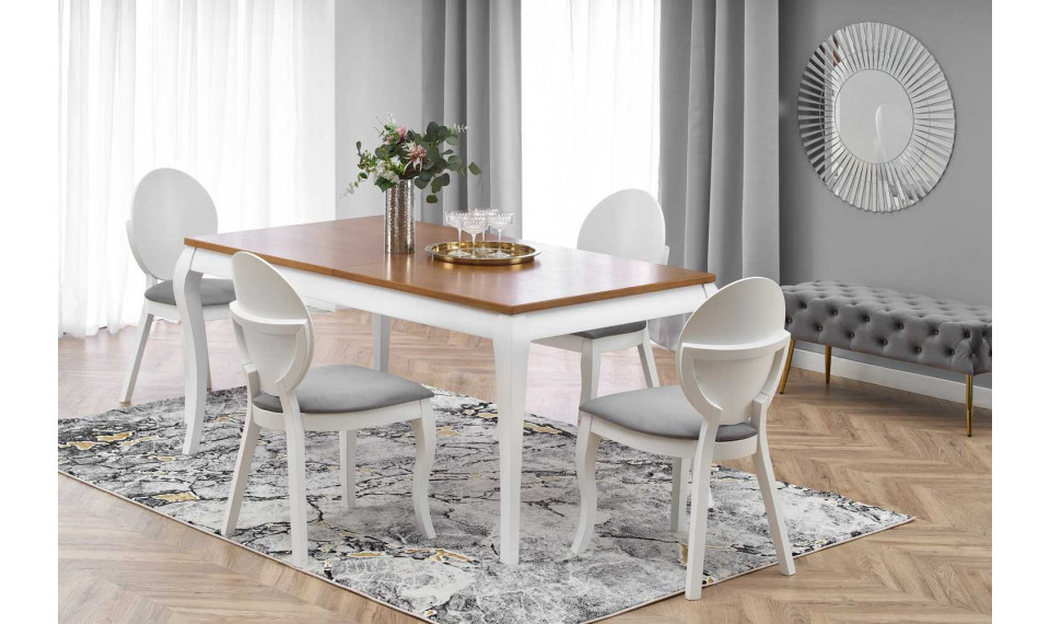 WINDSOR Extendable dining table oak/white | Tables | ZIPhome.ee image 1