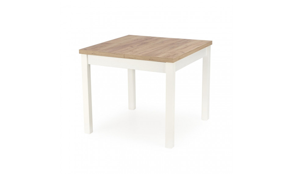 TIAGO SQUARE раскладной обеденный стол 90/125, дуб крафт/белый | Столы | ZIPhome.ee изображение 1