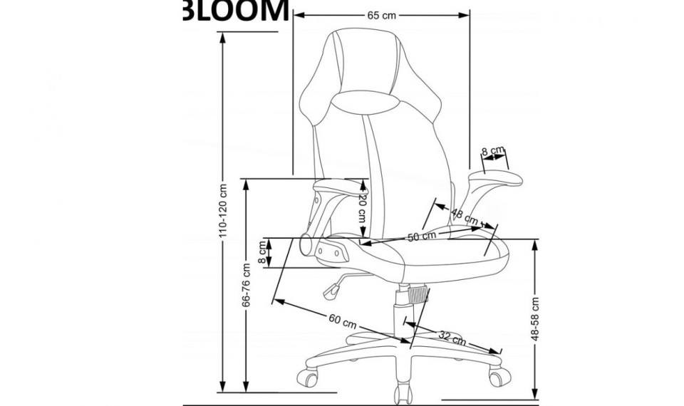 Bloom офисный стул mut/серый | Офисные кресла | ZIPhome.ee изображение 6