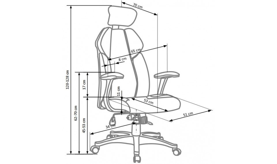 Chrono офисный стул черный/белый | Офис | ZIPhome.ee изображение 4