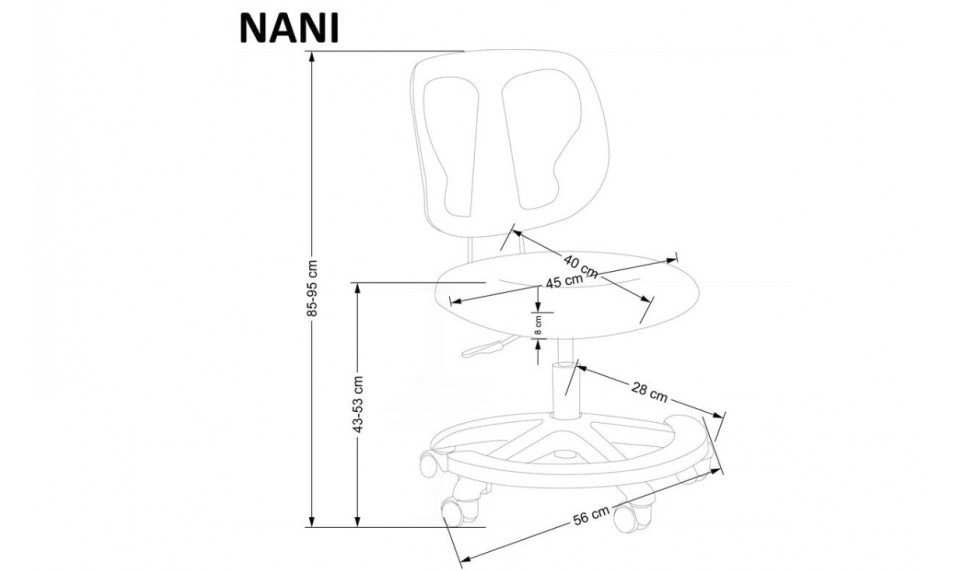 Nani офисный стул серый | Офисные кресла | ZIPhome.ee изображение 3