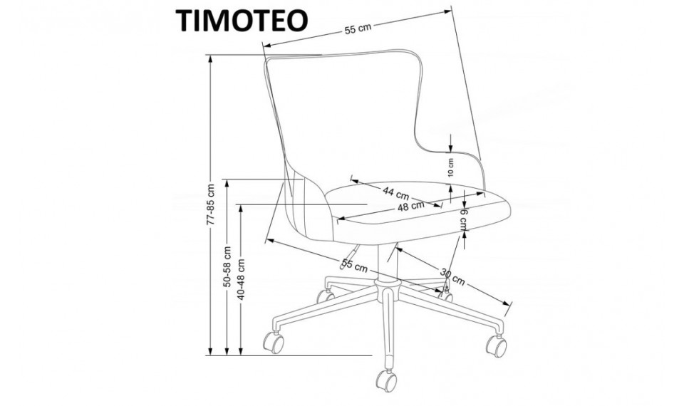 Timoteo офисный стул серый | Офисные кресла | ZIPhome.ee изображение 6