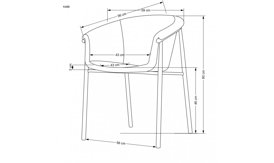K489 стул серый | Стулья и кресла | ZIPhome.ee изображение 6