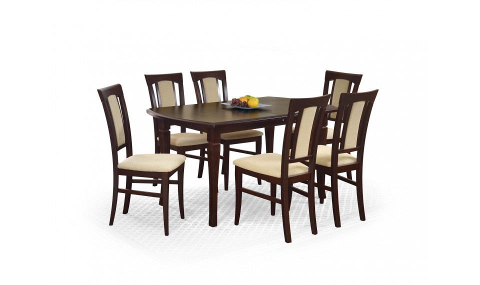 FRYDERYK Extendible dining table 160-240, dark walnut | Tables | ZIPhome.ee image 1