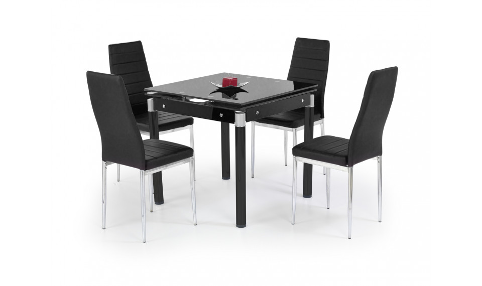 KENT Extendable 80-130 dining table, black | Tables | ZIPhome.ee image 1