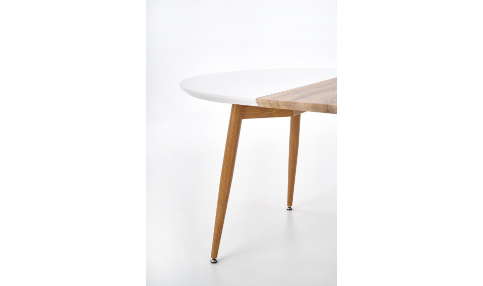 EDWARD Extendable 120-200 dining table, color: honey oak, white | Tables | ZIPhome.ee image 5