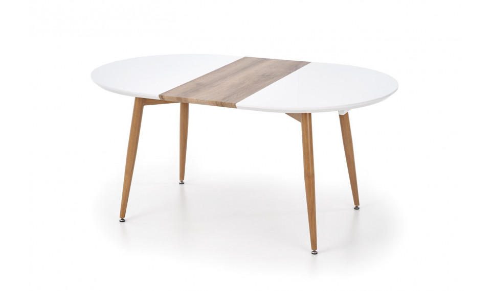 EDWARD Extendable 120-200 dining table, color: honey oak, white | Tables | ZIPhome.ee image 2