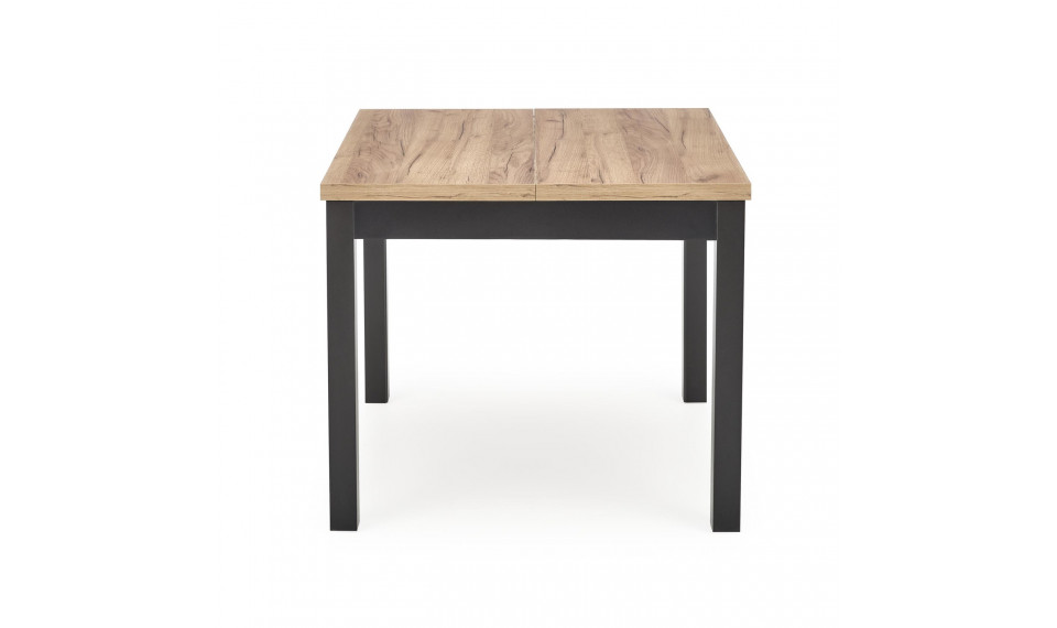 TIAGO SQUARE extendable dining table 90/125, craft oak/black | Tables | ZIPhome.ee image 4