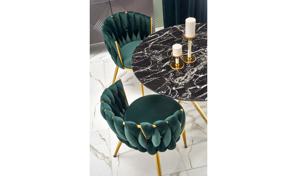 RAYMOND Dining table, color black marble/gold | Tables | ZIPhome.ee image 3