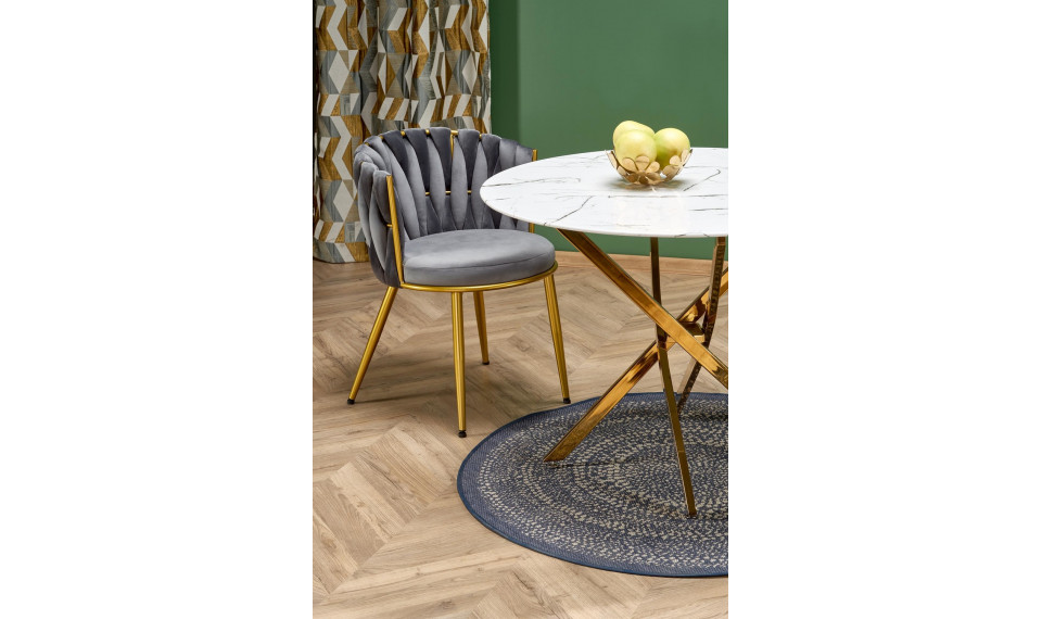 RAYMOND Dining table, color white marble/gold | Tables | ZIPhome.ee image 2