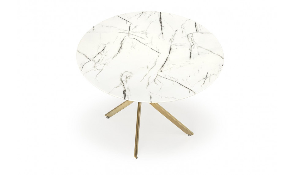 RAYMOND Dining table, color white marble/gold | Tables | ZIPhome.ee image 4