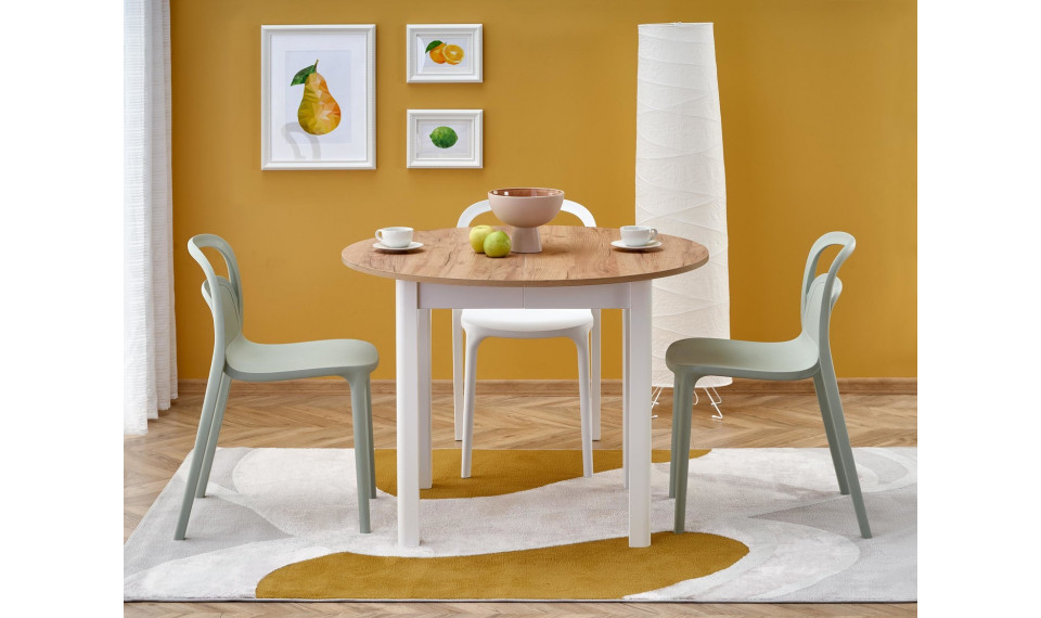 RINGO Обеденный стол, цвет дуб крафт/белый | Столы | ZIPhome.ee изображение 2