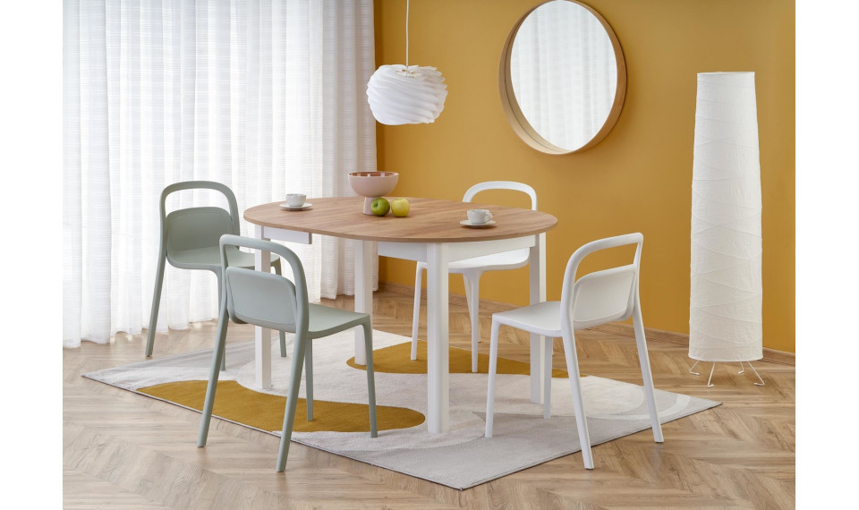 RINGO Обеденный стол, цвет дуб крафт/белый | Столы | ZIPhome.ee изображение 1