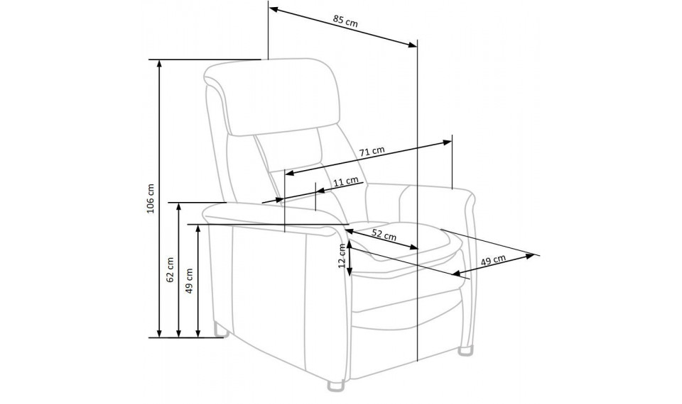 JORDAN Armchair, gray | 100% Quality JORDAN Armchair, gray | Armchairs | ZIPhome.ee image 2