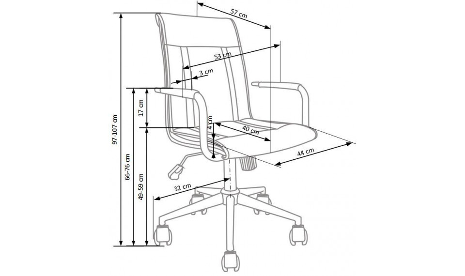 PORTO 2 Office chair, white | Office chairs | ZIPhome.ee image 3