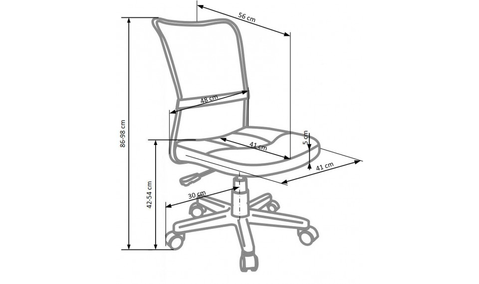DINGO Компьютерный стул, серый | Офис | ZIPhome.ee изображение 3