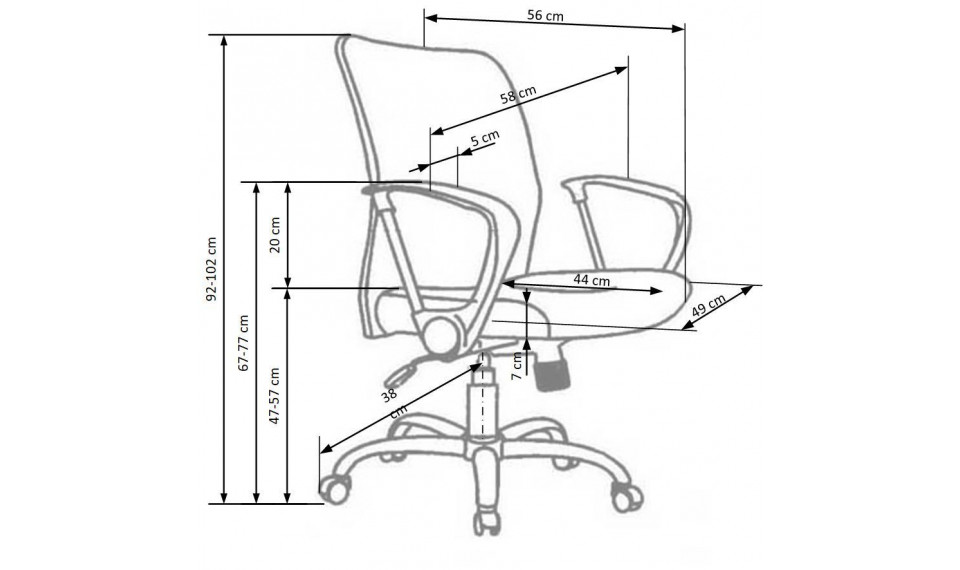 TONY Компьютерный стул, серый | Офисные кресла | ZIPhome.ee изображение 5