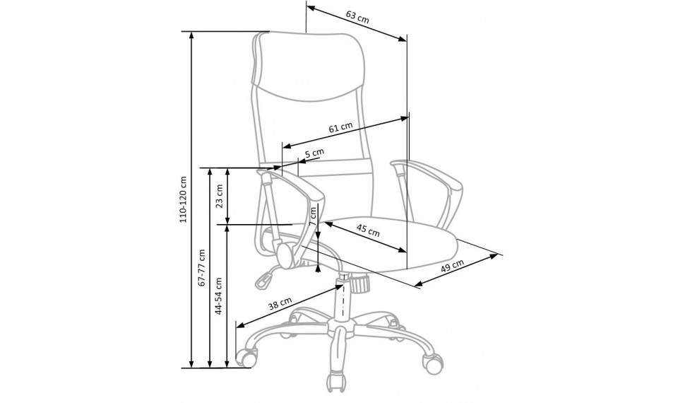 VIRE Arvutitool, valge | Kontoritoolid | ZIPhome.ee kuva 6