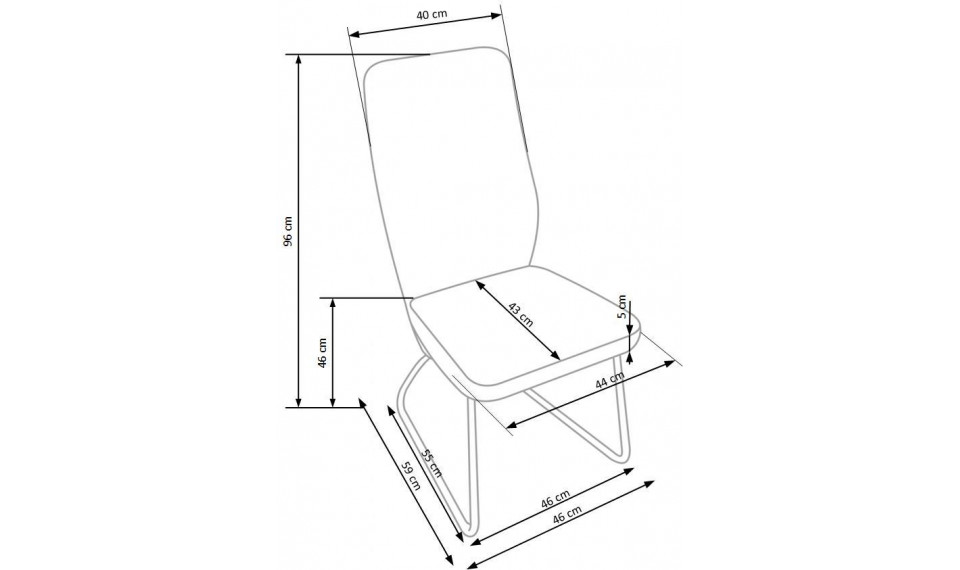 K300 Стул, цвет: белый / серый | Стулья | ZIPhome.ee изображение 6