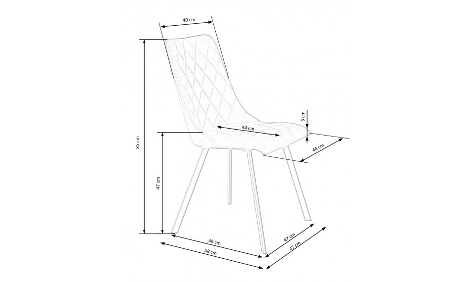 K450 Стул, цвет: бежевый | Стулья и кресла | ZIPhome.ee изображение 2