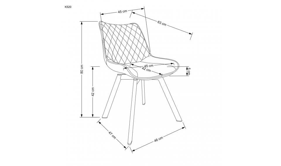 K520 Стул, цвет: серый | Стулья и кресла | ZIPhome.ee изображение 6