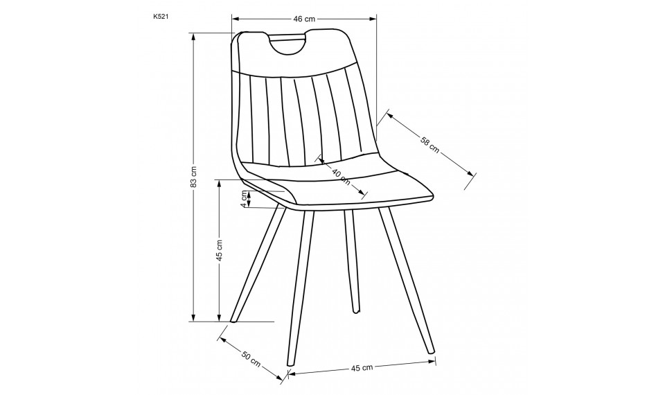 K521 Стул, цвет: серый | Стулья и кресла | ZIPhome.ee изображение 6