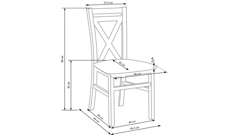 DARIUSZ Стул, цвет: дуб сонома / Inari23 | Стулья | ZIPhome.ee изображение 3