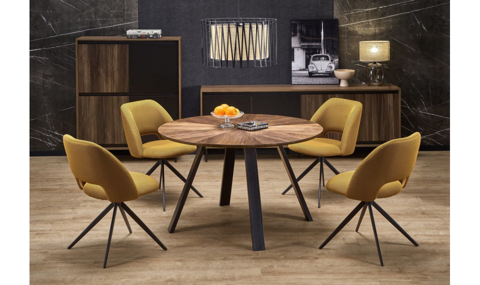 Круглый стол Danilo орех 120 | Столы | ZIPhome.ee изображение 1