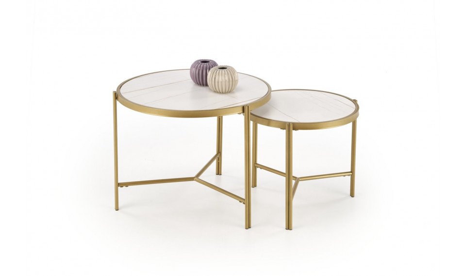 Журнальный столик Fatima белый мрамор | Кофейные столы | ZIPhome.ee изображение 1