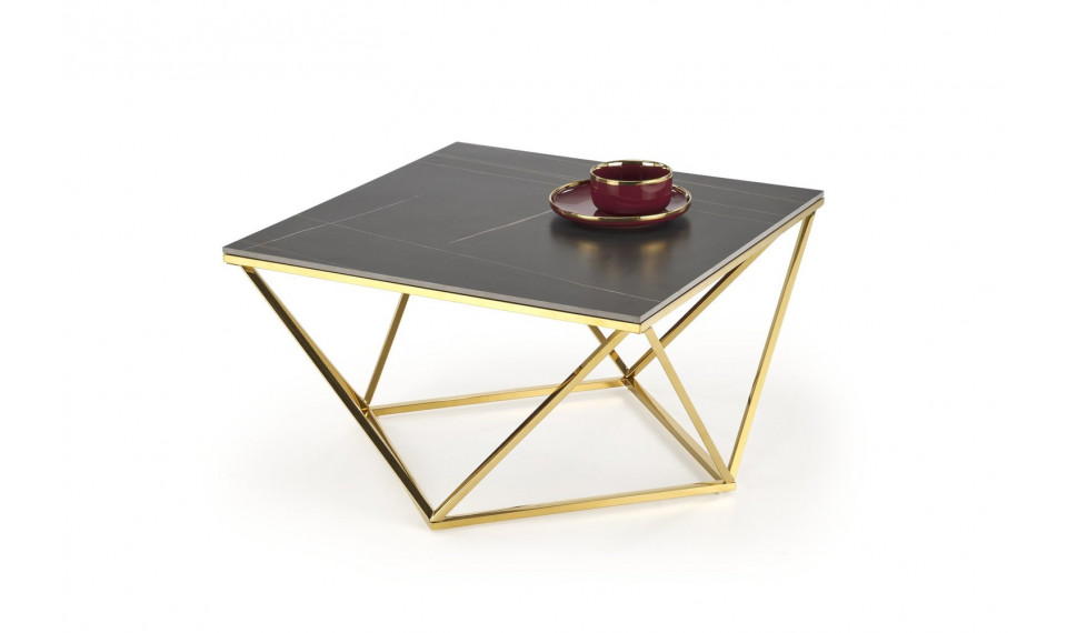 Журнальный столик Felicia золотой/черный мрамор | Кофейные столы | ZIPhome.ee изображение 1