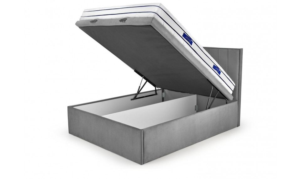 Asento 160 bed with storage gray | Beds | ZIPhome.ee image 2