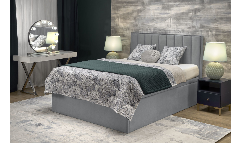Asento 160 bed with storage gray | Beds | ZIPhome.ee image 1