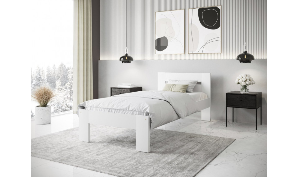 Матильда 90 белая кровать | Кровати | ZIPhome.ee изображение 1