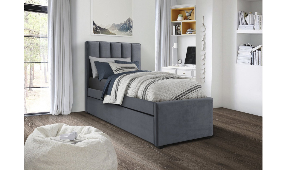 Russo 90 grey bed | Beds | ZIPhome.ee image 1