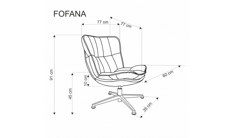 Fofana tugitool | 100% kvaliteet Fofana tugitool | Tugitoolid | ZIPhome.ee pilt 3