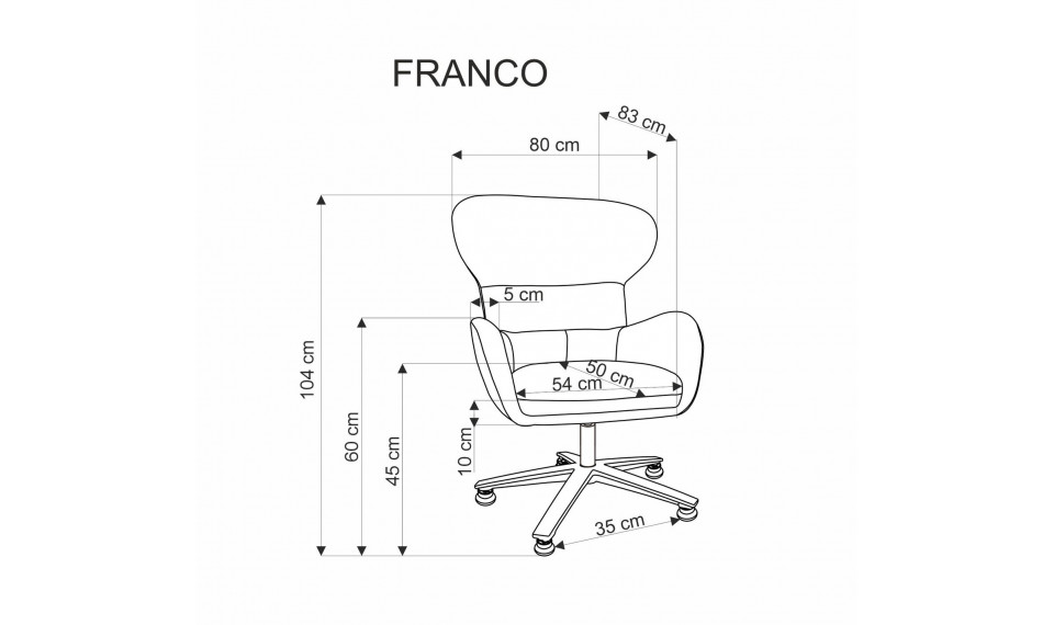 Franco armchair beige | 100% Quality Franco armchair beige | Armchairs | ZIPhome.ee image 3