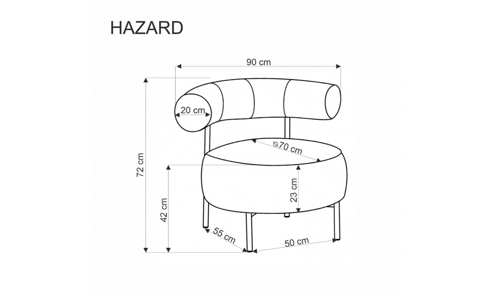 Hazard nojatuoli beige | 100% laatu Hazard nojatuoli beige | Nojatuolit | ZIPhome.ee kuva 2
