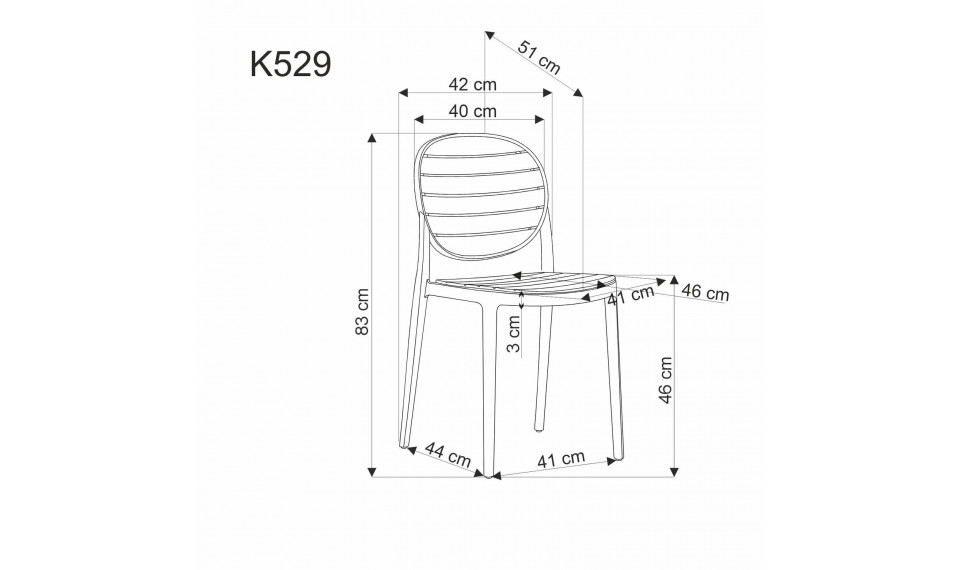 K529 aiatool valge/beez | Aialauad ja toolid | ZIPhome.ee pilt 2