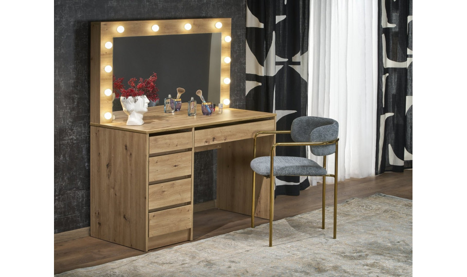 Туалетный столик Hollywood XL дуб | Туалетные столики | ZIPhome.ee изображение 1